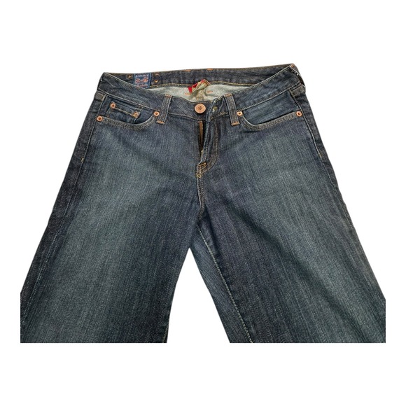 Lucky Brand Jeans Women's Size 8 29 Bootcut Dark Wash Denim Made in America - Picture 3 of 11